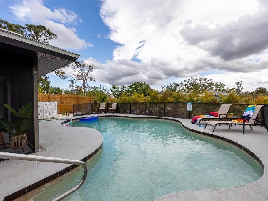 Englewood, Manasota Keys - 2 Bedroom Luxury Villa, Pool, Game Room, 6 Min To Beaches Next To Canal Eksteriør bilde