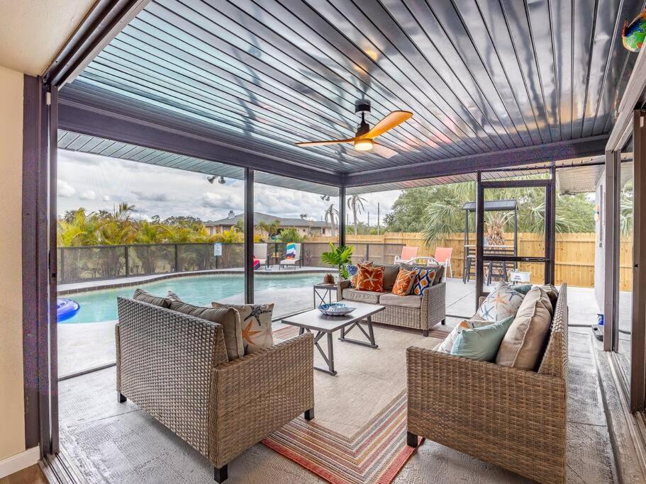 Englewood, Manasota Keys - 2 Bedroom Luxury Villa, Pool, Game Room, 6 Min To Beaches Next To Canal Eksteriør bilde